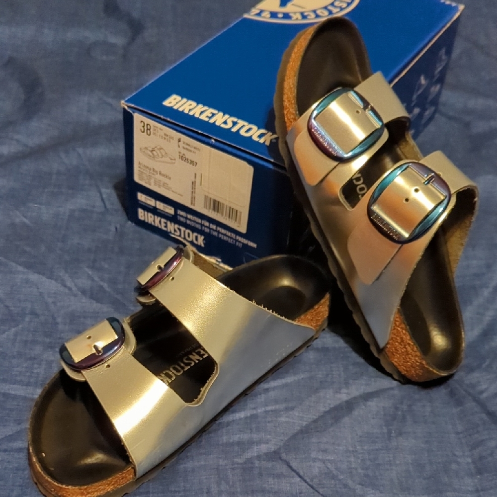 Birkenstock Silver Sandals